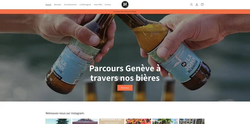 Capture du site La Meltingpote