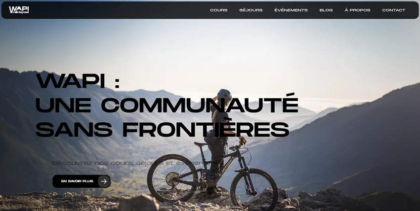 Capture du site Wapi